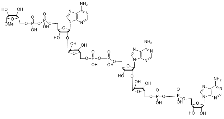 tri(ADP-ribose) structure diagram