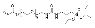 AC-PEG-Silane, MW 3,400 structure diagram