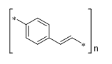 Poly(1,4-phenylene-1,2-ethenediyl) structure diagram