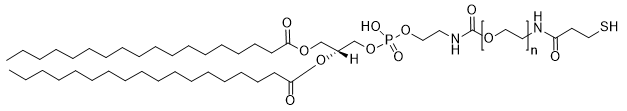DSPE-PEG-SH, MW 2,000 structure diagram