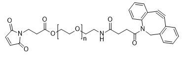 DBCO-PEG-Maleimide
10,000 structure diagram