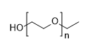 Polyethylene glycol ethyl ether,MW 200 structure diagram