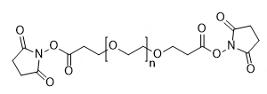 bis-PEG-NHS of 8-10kDa structure diagram