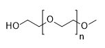 Polyethylene glycol monomethyl ether(CAS update to 9004-74-4) structure diagram