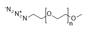 m-PEG-Azide, MW 30,000 structure diagram
